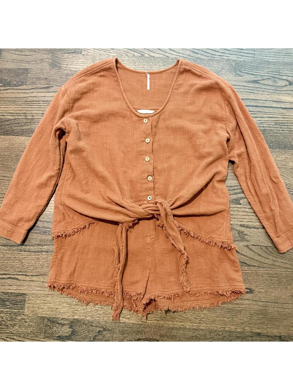 NWOT FREE PEOPLE Tied Together Romper Small
